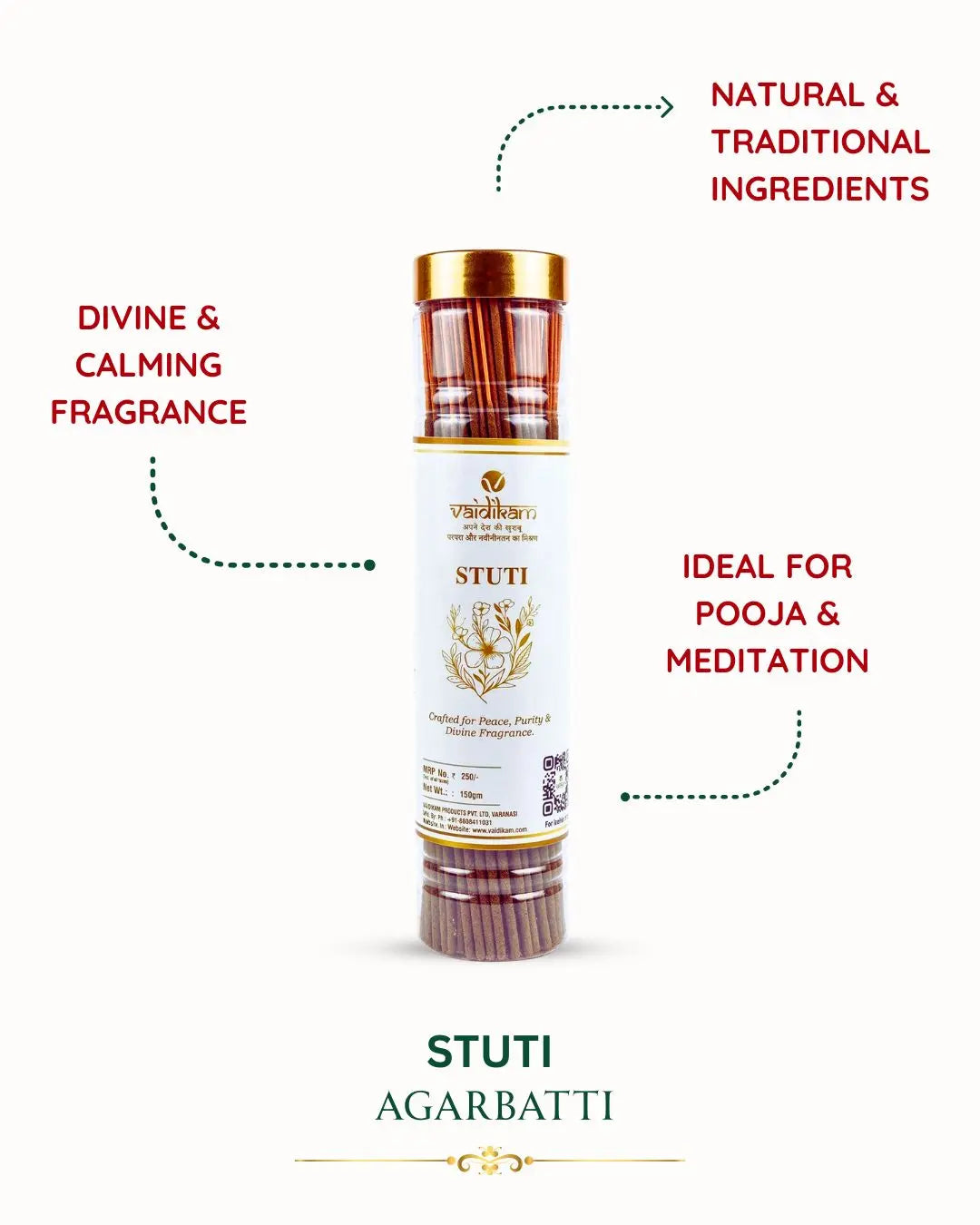 Stuti Luxury Masala Incense Stick Vaidikam Products Pvt Ltd