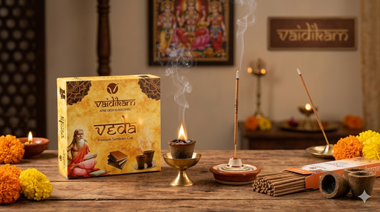 Vaidikam Perfect Combo – 4 Premium Sambrani Cups for Pure Divine Ambience Vaidikam Products Pvt Ltd