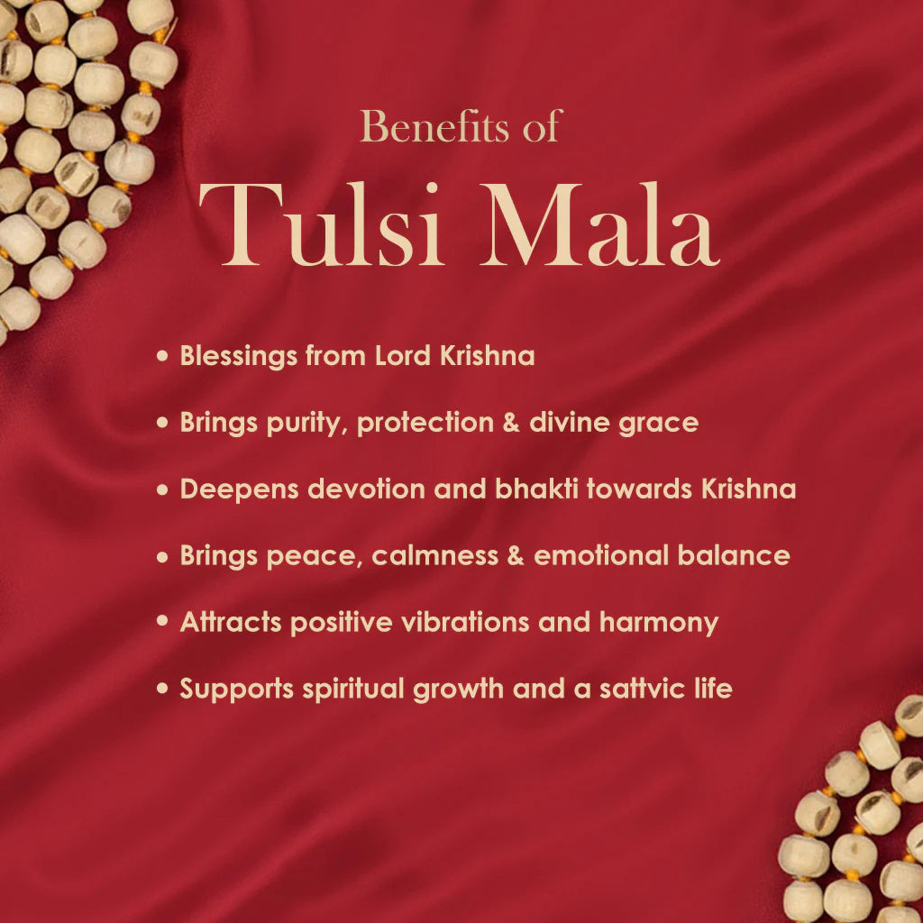Vaidikam Tulsi Kanthi Mala 100% Original Certified 5 mm Vaidikam Products Pvt Ltd