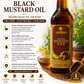 Vaidikam Wood Pressed Black Mustard Oil – 1 Liter (Shuddh Sarson Tel, Asli Swad) Vaidikam Products Pvt Ltd