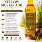 Vaidikam Wood Pressed Yellow Mustard Oil – 1 Liter (Shuddh Sarson Tel, sehatmand Swad) Vaidikam Products Pvt Ltd