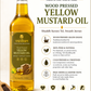 Vaidikam Wood Pressed Yellow Mustard Oil – 1 Liter (Shuddh Sarson Tel, sehatmand Swad) Vaidikam Products Pvt Ltd