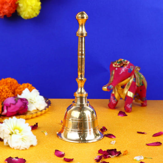 Vaidikam Exquisite Brass Pooja Bell/Ghanti Vaidikam Products Pvt Ltd