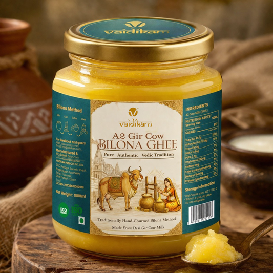 Vaidikam A2 Gir Cow Bilona Ghee – Shuddh Parampara ka Asli Swad ( 1000 ml) Vaidikam Products Pvt Ltd